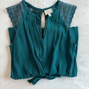 Greylin Teal Jumpsuit